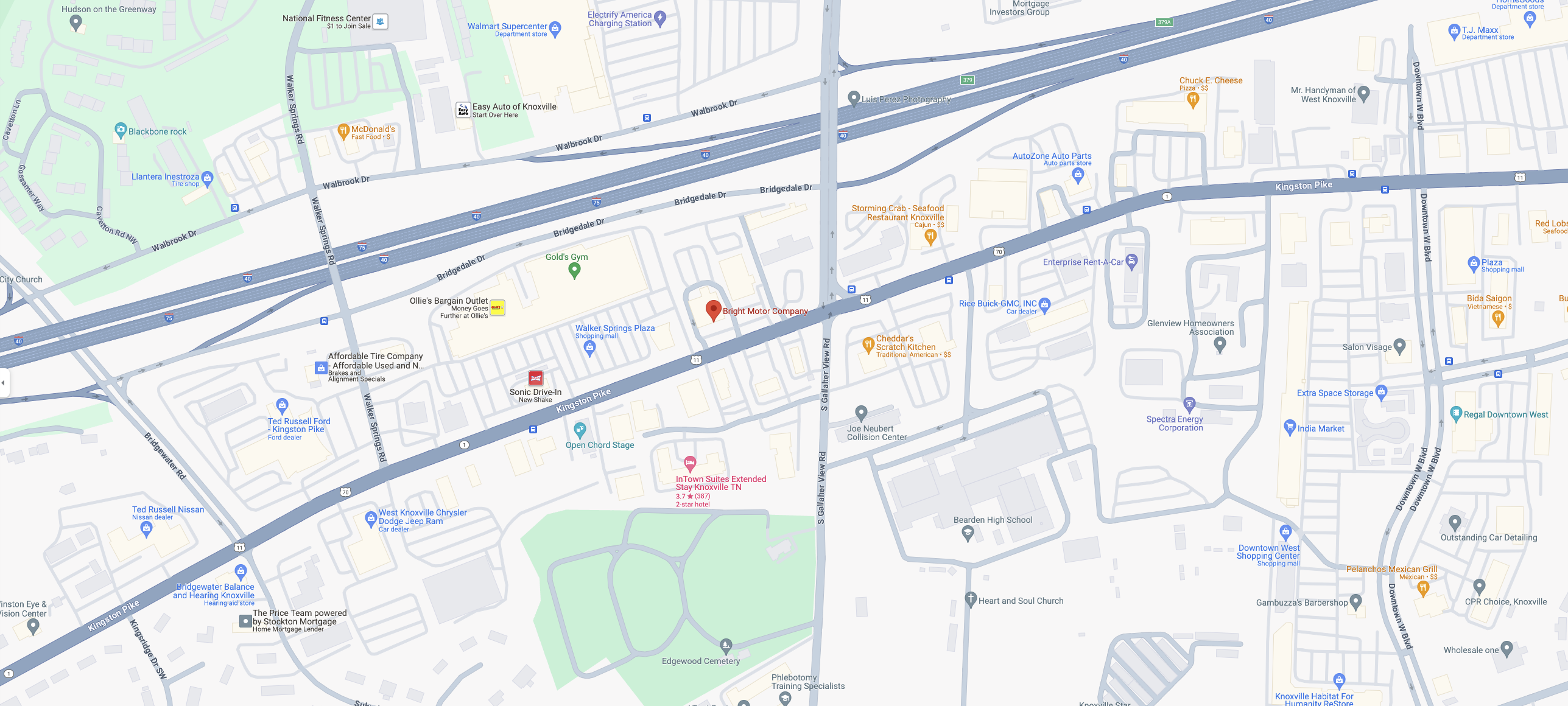 Bright Motors Google Maps Narrow